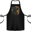 Futuristic USA Space Pilot Astronaut Cotton Apron 100% Organic Black