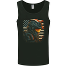 Futuristic USA Space Pilot Astronaut Mens Vest Tank Top Black