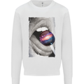 Galactic Taste Mens Sweatshirt Jumper White