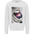 Galactic Taste Mens Sweatshirt Jumper White