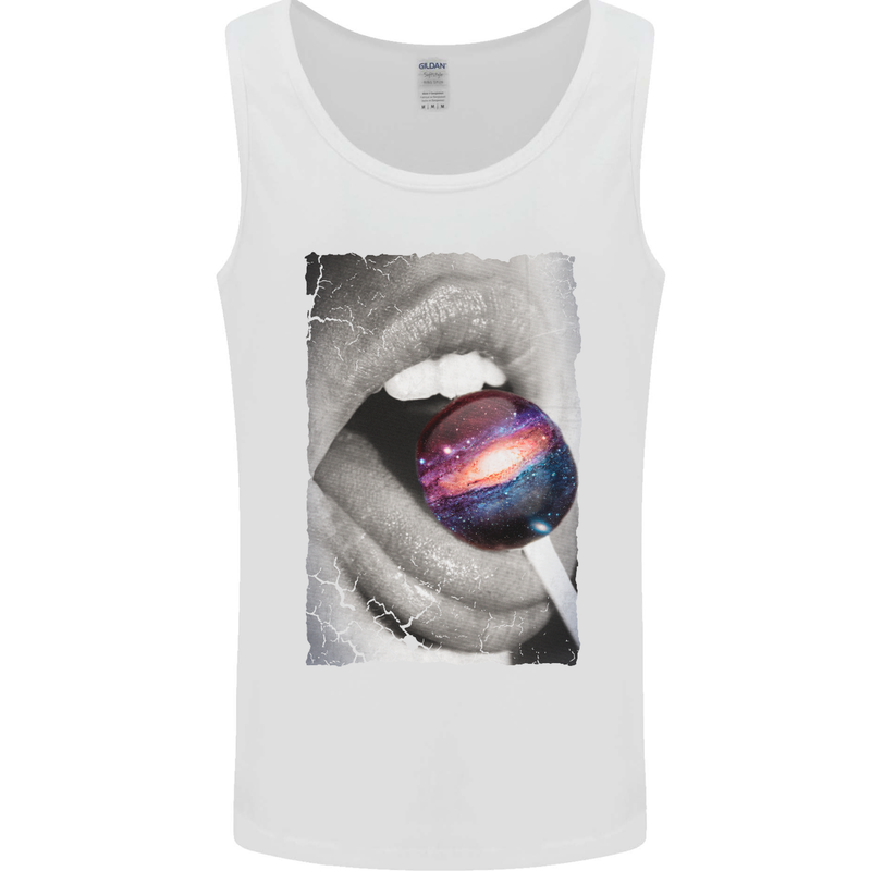 Galactic Taste Mens Vest Tank Top White