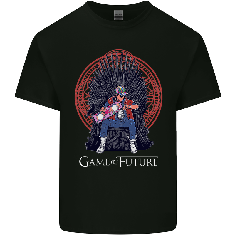 Game of Future Funny Movie Parody Kids T-Shirt Childrens Black