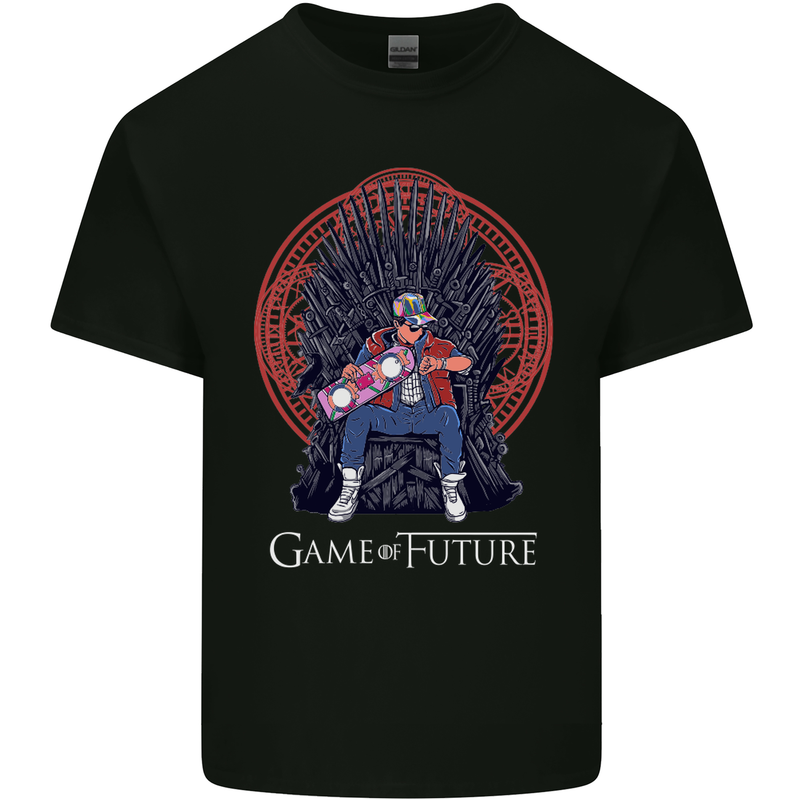 Game of Future Funny Movie Parody Mens Cotton T-Shirt Tee Top Black