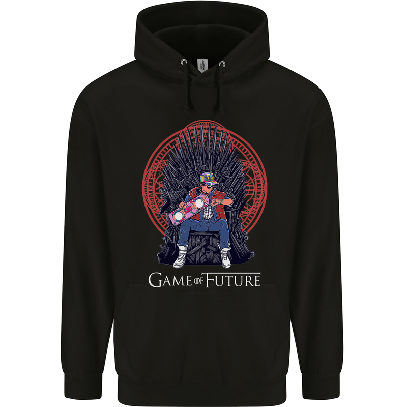 Game of Future Funny Movie Parody Mens Hoodie Black