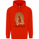 Game of Scones Funny Movie Parody GOT Childrens Kids Hoodie Bright Red