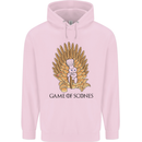 Game of Scones Funny Movie Parody GOT Childrens Kids Hoodie Light Pink