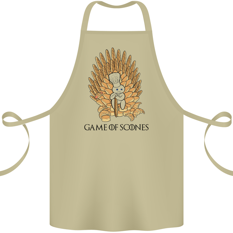 Game of Scones Funny Movie Parody GOT Cotton Apron 100% Organic Khaki