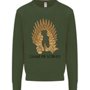 Game of Scones Funny Movie Parody GOT Kids Sweatshirt Jumper Forest Green