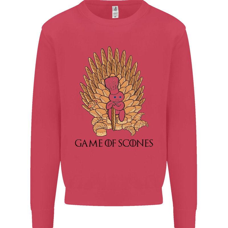 Game of Scones Funny Movie Parody GOT Kids Sweatshirt Jumper Heliconia