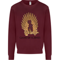 Game of Scones Funny Movie Parody GOT Kids Sweatshirt Jumper Maroon