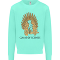 Game of Scones Funny Movie Parody GOT Kids Sweatshirt Jumper Peppermint