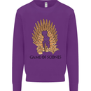 Game of Scones Funny Movie Parody GOT Kids Sweatshirt Jumper Purple