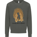 Game of Scones Funny Movie Parody GOT Kids Sweatshirt Jumper Storm Grey
