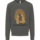 Game of Scones Funny Movie Parody GOT Kids Sweatshirt Jumper Storm Grey
