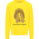 Game of Scones Funny Movie Parody GOT Kids Sweatshirt Jumper Yellow