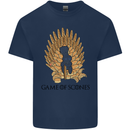 Game of Scones Funny Movie Parody GOT Kids T-Shirt Childrens Navy Blue