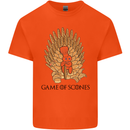 Game of Scones Funny Movie Parody GOT Kids T-Shirt Childrens Orange
