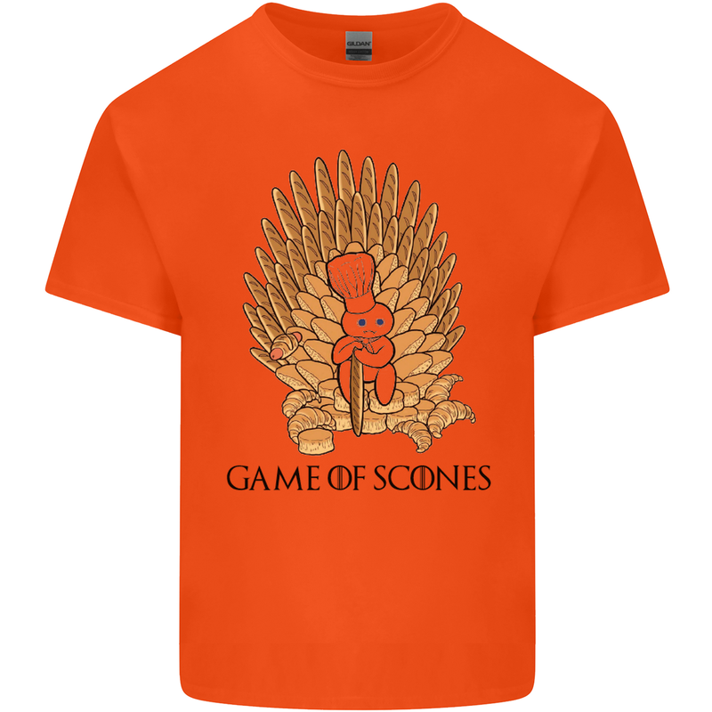 Game of Scones Funny Movie Parody GOT Kids T-Shirt Childrens Orange