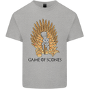Game of Scones Funny Movie Parody GOT Kids T-Shirt Childrens Sports Grey
