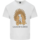 Game of Scones Funny Movie Parody GOT Kids T-Shirt Childrens White