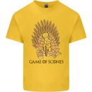 Game of Scones Funny Movie Parody GOT Kids T-Shirt Childrens Yellow