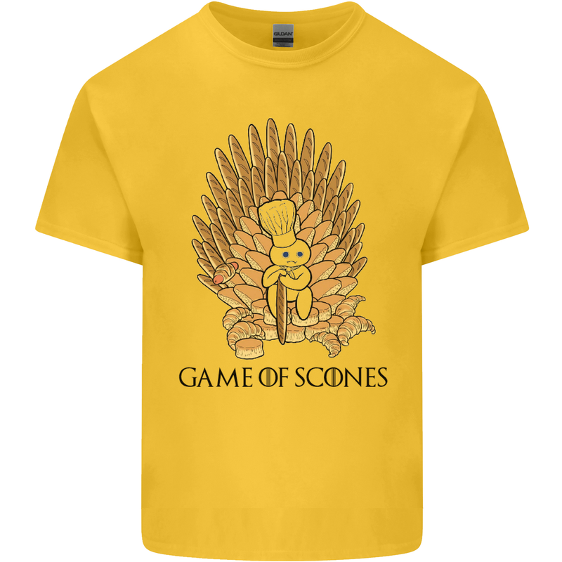 Game of Scones Funny Movie Parody GOT Kids T-Shirt Childrens Yellow