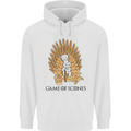 Game of Scones Funny Movie Parody GOT Mens 80% Cotton Hoodie White