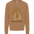 Game of Scones Funny Movie Parody GOT Mens Sweatshirt Jumper Caramel Latte