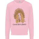 Game of Scones Funny Movie Parody GOT Mens Sweatshirt Jumper Light Pink