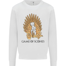 Game of Scones Funny Movie Parody GOT Mens Sweatshirt Jumper White