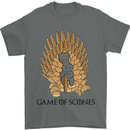 Game of Scones Funny Movie Parody GOT Mens T-Shirt Cotton Gildan Charcoal