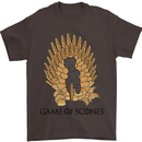 Game of Scones Funny Movie Parody GOT Mens T-Shirt Cotton Gildan Dark Chocolate