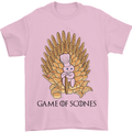 Game of Scones Funny Movie Parody GOT Mens T-Shirt Cotton Gildan Light Pink