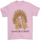 Game of Scones Funny Movie Parody GOT Mens T-Shirt Cotton Gildan Light Pink