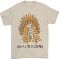 Game of Scones Funny Movie Parody GOT Mens T-Shirt Cotton Gildan Sand