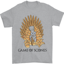Game of Scones Funny Movie Parody GOT Mens T-Shirt Cotton Gildan Sports Grey