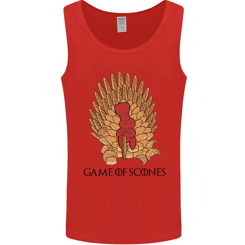 Game of Scones Funny Movie Parody GOT Mens Vest Tank Top Red