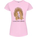 Game of Scones Funny Movie Parody GOT Womens Petite Cut T-Shirt Light Pink