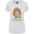 Game of Scones Funny Movie Parody GOT Womens Wider Cut T-Shirt White