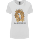 Game of Scones Funny Movie Parody GOT Womens Wider Cut T-Shirt White