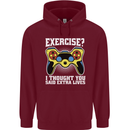 Gamer I Thought Said Extra Lives Gaming Childrens Kids Hoodie Maroon