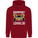 Gamer I Thought Said Extra Lives Gaming Childrens Kids Hoodie Red