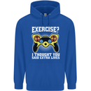 Gamer I Thought Said Extra Lives Gaming Childrens Kids Hoodie Royal Blue