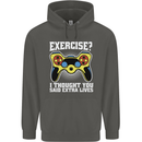 Gamer I Thought Said Extra Lives Gaming Childrens Kids Hoodie Storm Grey