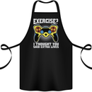 Gamer I Thought Said Extra Lives Gaming Cotton Apron 100% Organic Black