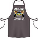 Gamer I Thought Said Extra Lives Gaming Cotton Apron 100% Organic Dark Grey