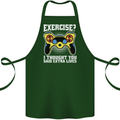 Gamer I Thought Said Extra Lives Gaming Cotton Apron 100% Organic Forest Green
