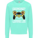 Gamer I Thought Said Extra Lives Gaming Kids Sweatshirt Jumper Peppermint