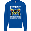 Gamer I Thought Said Extra Lives Gaming Kids Sweatshirt Jumper Royal Blue