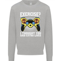 Gamer I Thought Said Extra Lives Gaming Kids Sweatshirt Jumper Sports Grey